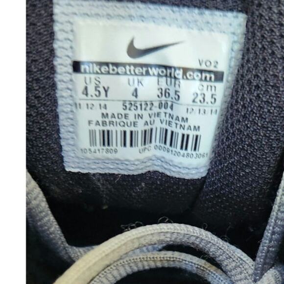 Nike SB Mavrk Mid 3 GS Black Suede Sneakers Boys Size 4.5- Nike Skate Board - Picture 8 of 8